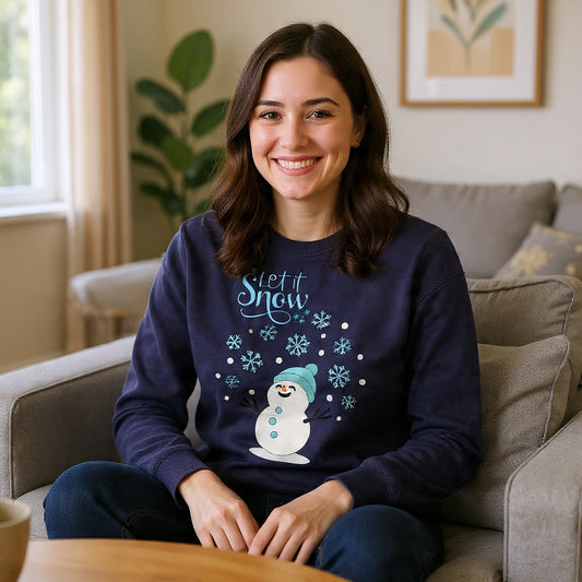Let It Snow Snowman Sweatshirt
