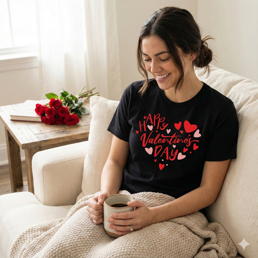 Happy Valentines Day Heart T-Shirt