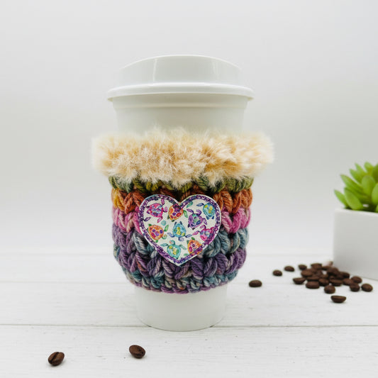 Turtle Heart Coffee Cozy