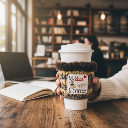 My Blood Type is Coffee Coffee Cozy