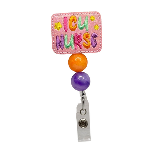 ICU Nurse Badge Reel