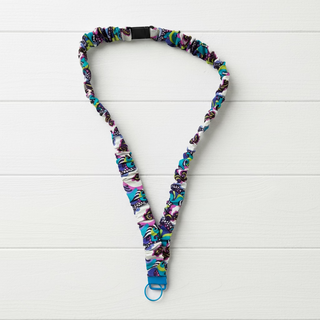 Psychedelic Scrunchie Lanyard