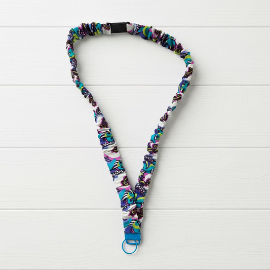 Psychedelic Scrunchie Lanyard