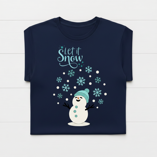 Let it Snow Snowman T-Shirt