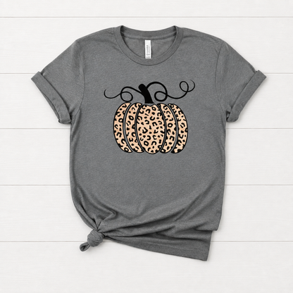 Pumpkin in Leopard T-Shirt