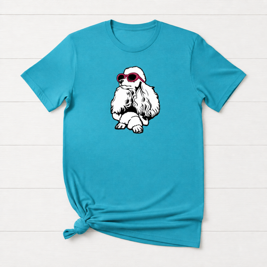Poodle in Sunglasses T-Shirt