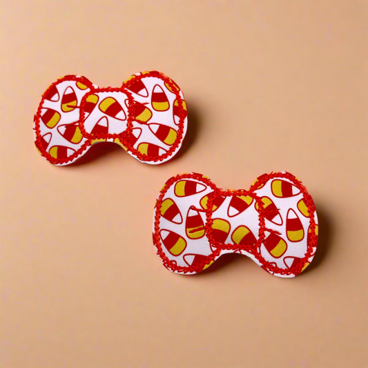 Candy Corn Hair Clips