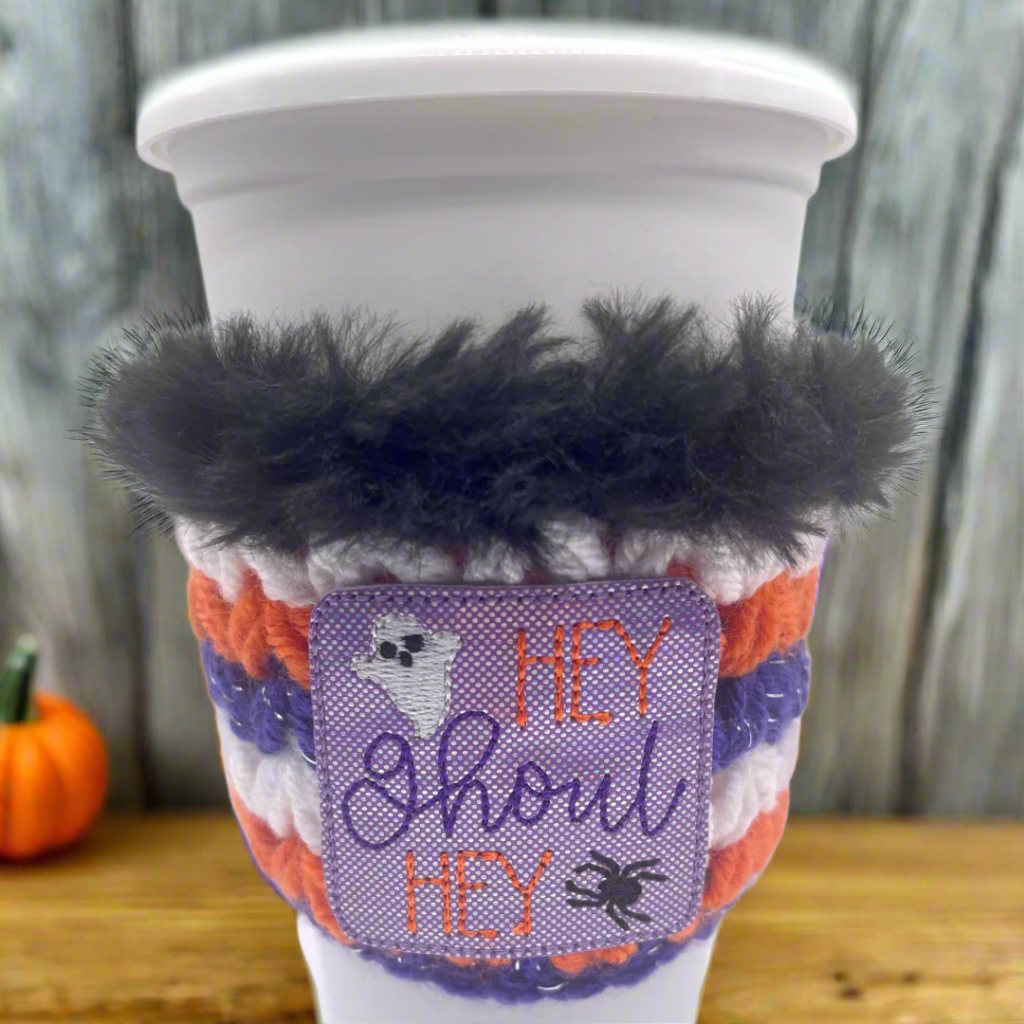 Hey Ghoul Hey Coffee Cozy Sleeve