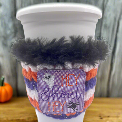 Hey Ghoul Hey Coffee Cozy Sleeve