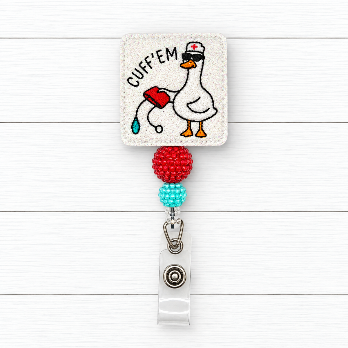 Cuff-em Badge Reel