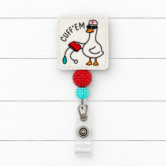 Cuff-em Badge Reel