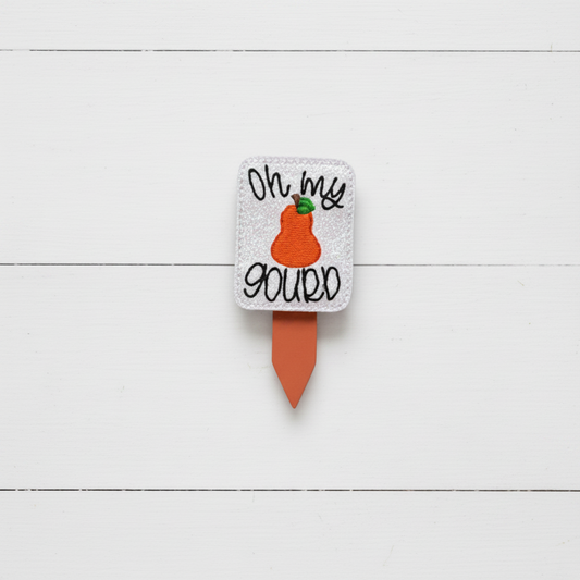 Oh my gourd bookmark