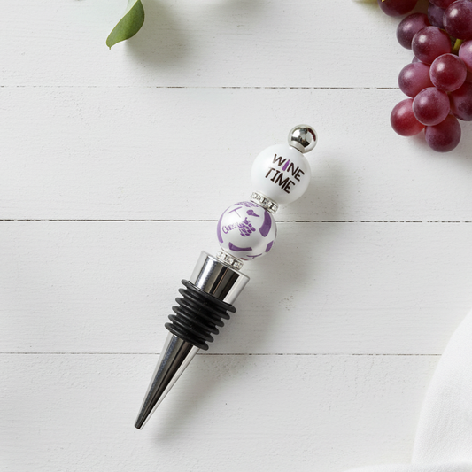 Wine Time Bottle Stopper