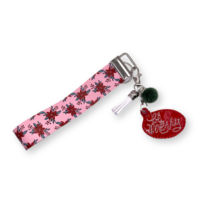 Be Merry Keychain and Wristlet