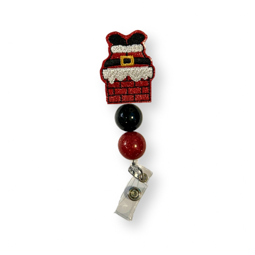 Santa Chimney Badge Reel