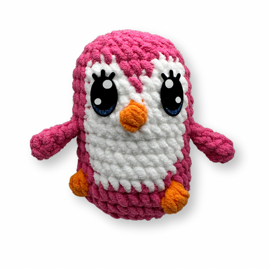 Pink Penguin Plushie