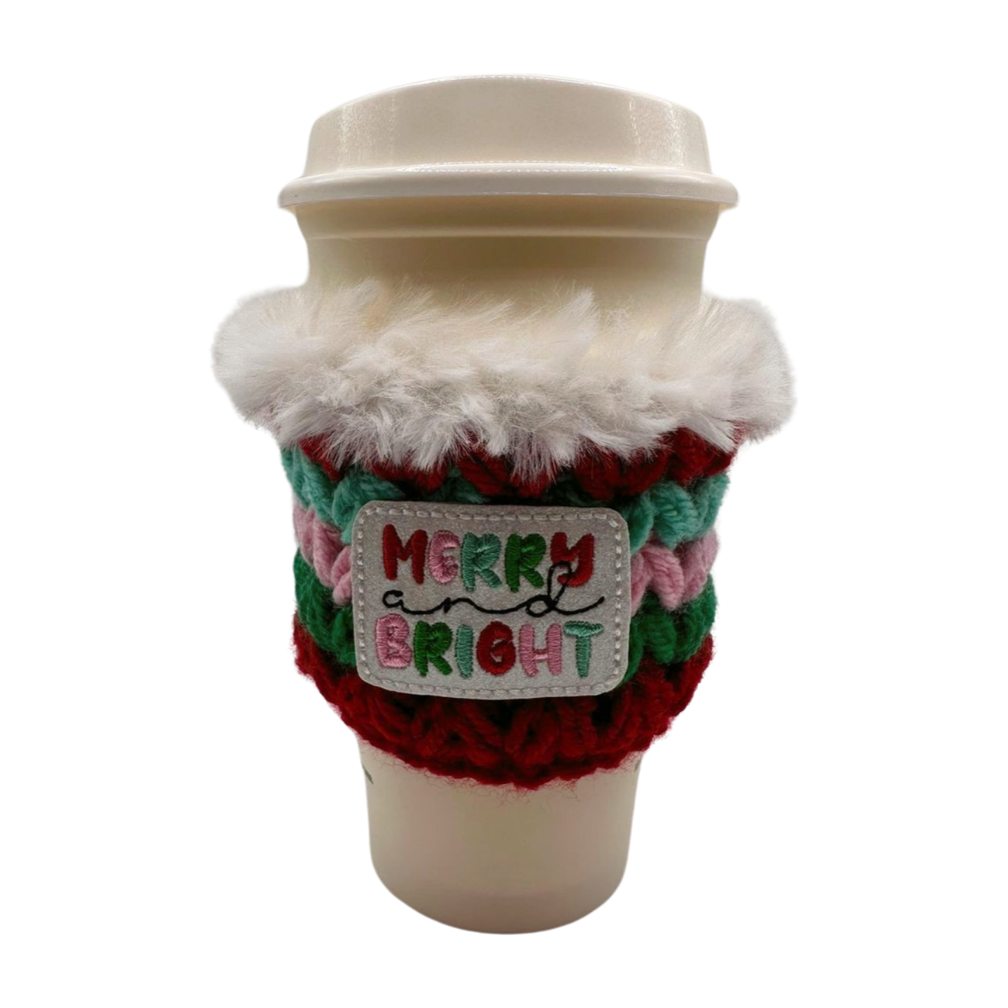 Merry and Bright Coffee Cozy