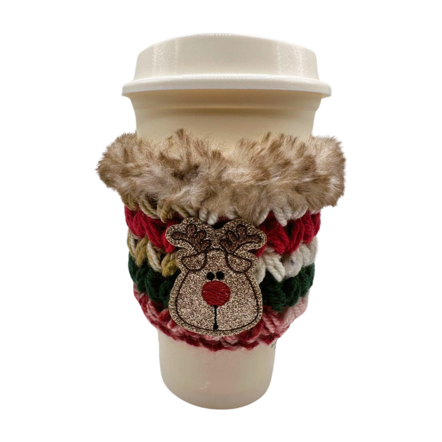 Cute Reindeer Coffee Cozy