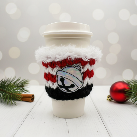 Jingle Bell Coffee Cozy