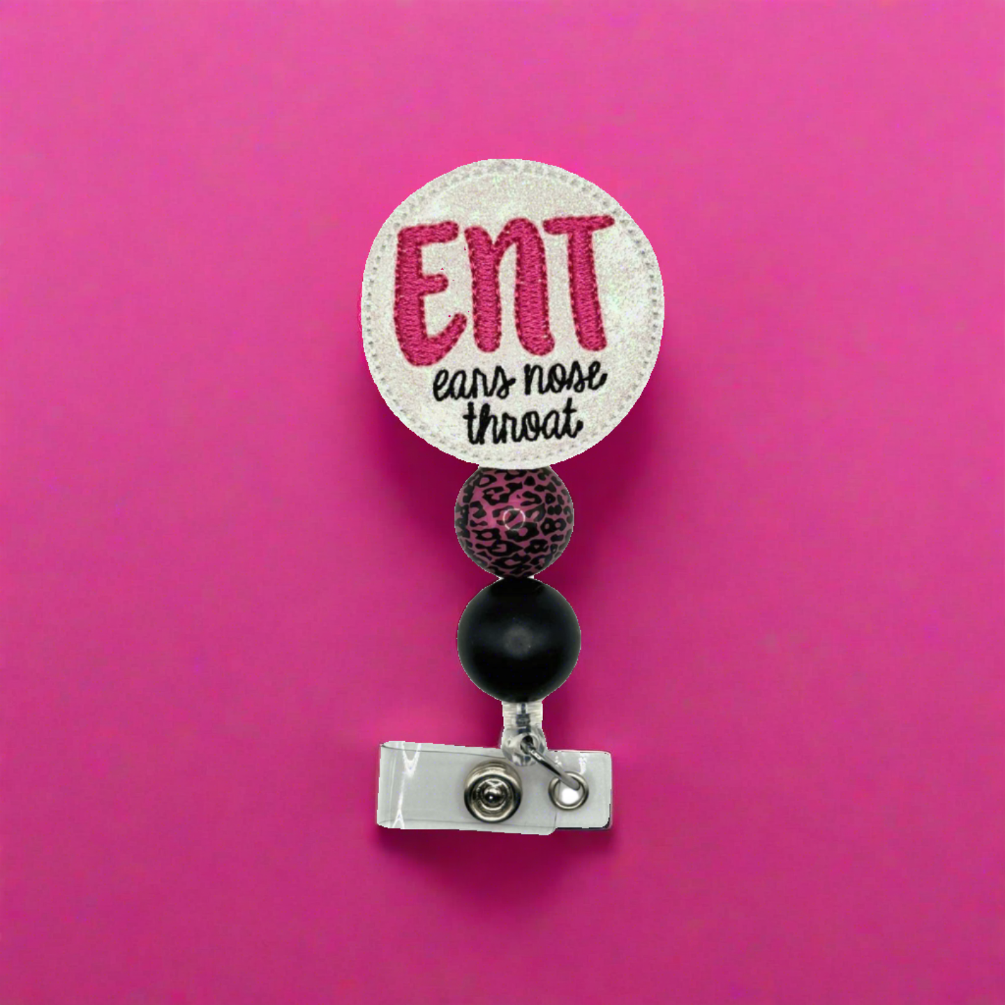 Ear nose and throat badge reel