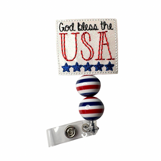 God Bless the USA Badge Reel