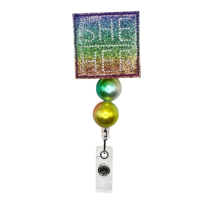 Pronoun Badge Reel