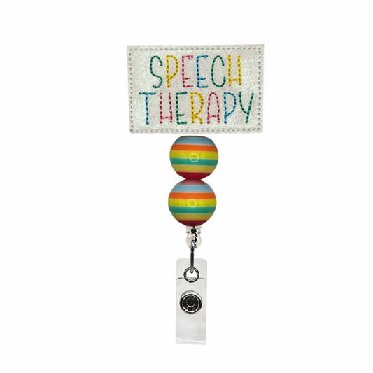 Speech Therapy Badge Reel