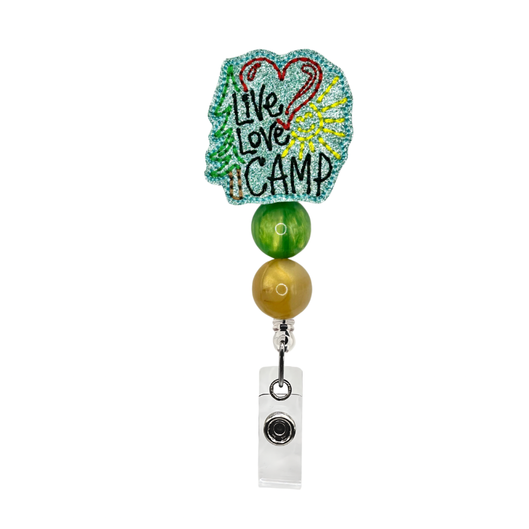 Live Love Camp Badge Reel