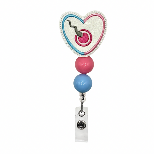 Fertility Heart Badge Reel