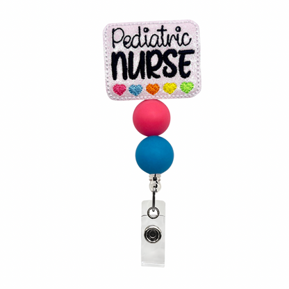 Pediatric Nurse Badge Reel