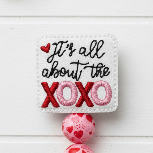 It’s all about the XOXO Beaded Badge Reel