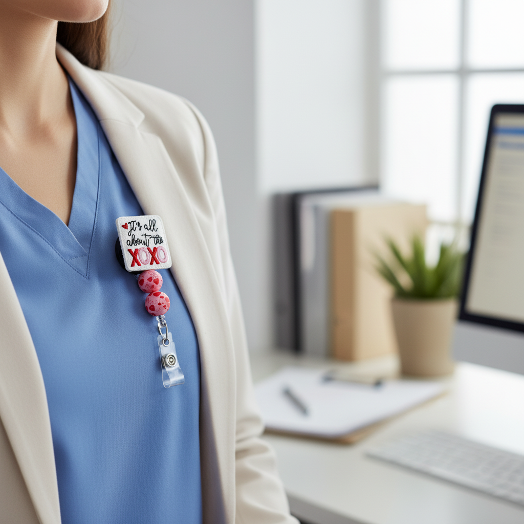 It’s all about the XOXO Beaded Badge Reel