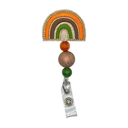 Fall Rainbow Badge Reel