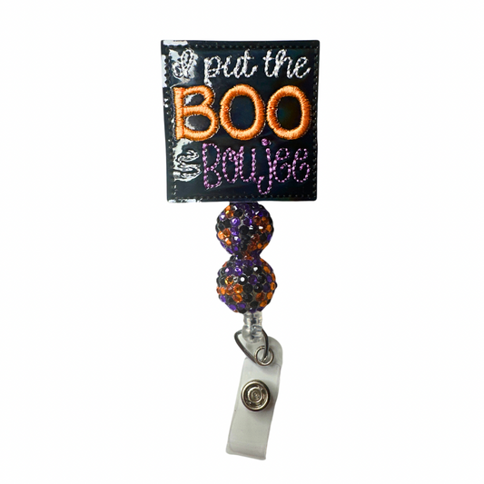 I put the Boo in Boujee Badge Reel