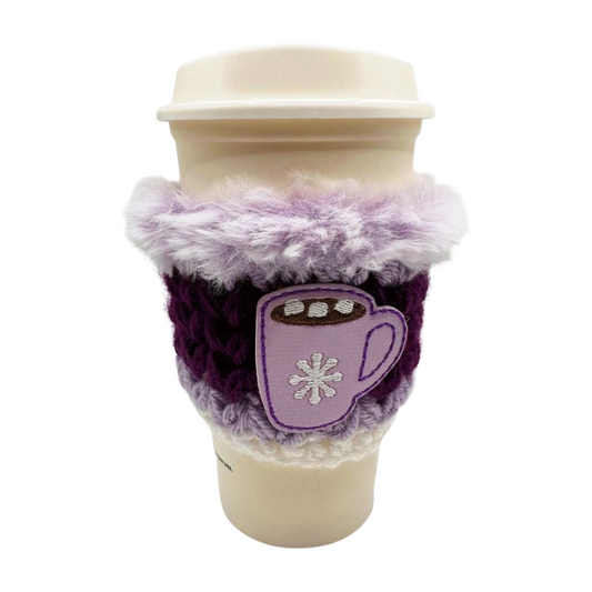 Lavendar Cocoa Mug Coffee Cozy