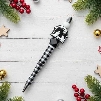 Nativity Beaded Pen