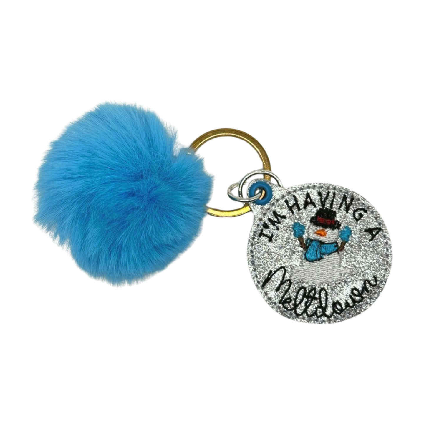 I’m Having a Meltdown Pom Pom Keychain