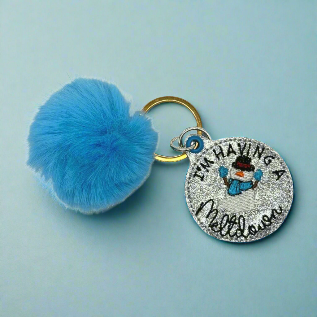 I’m Having a Meltdown Pom Pom Keychain