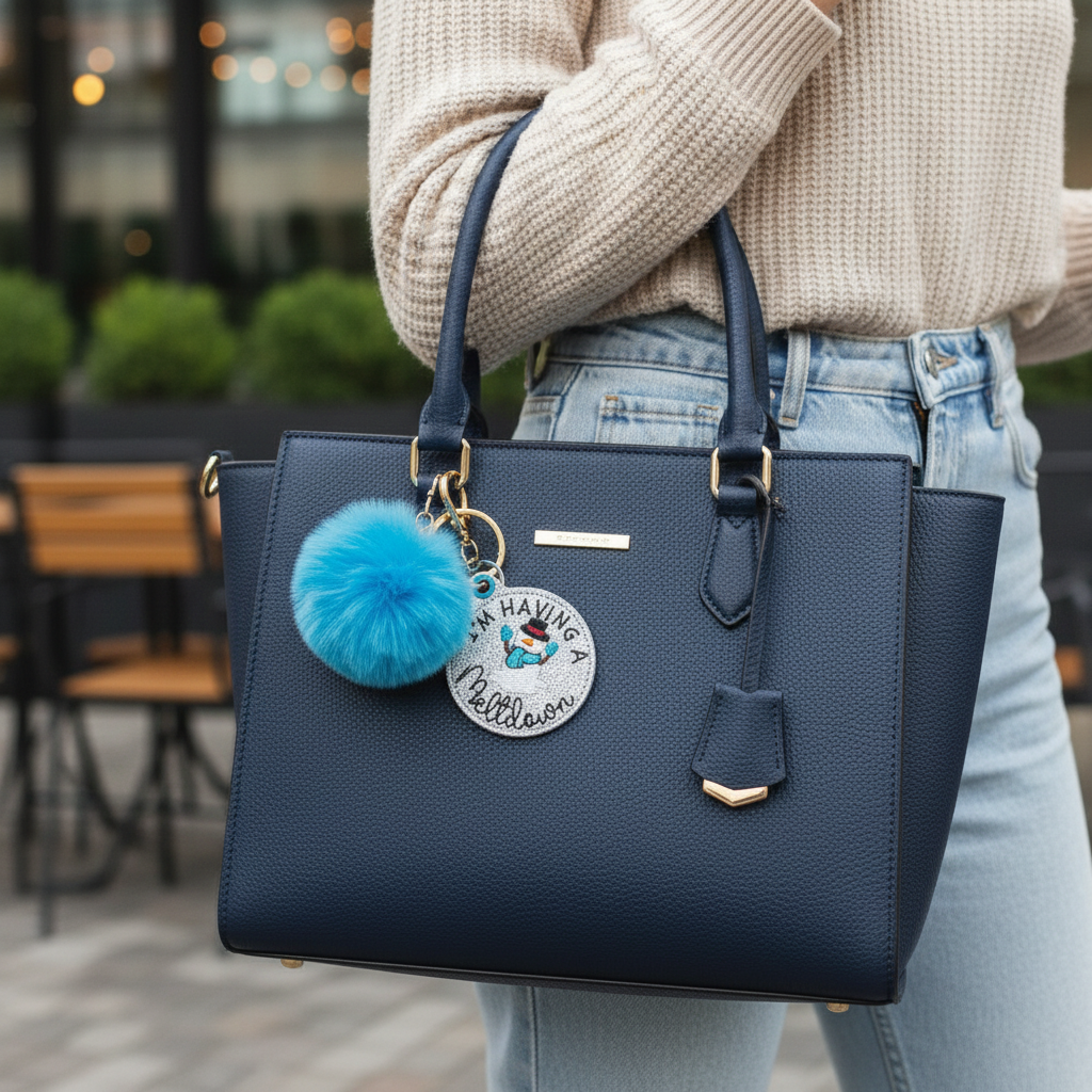 I’m Having a Meltdown Pom Pom Keychain