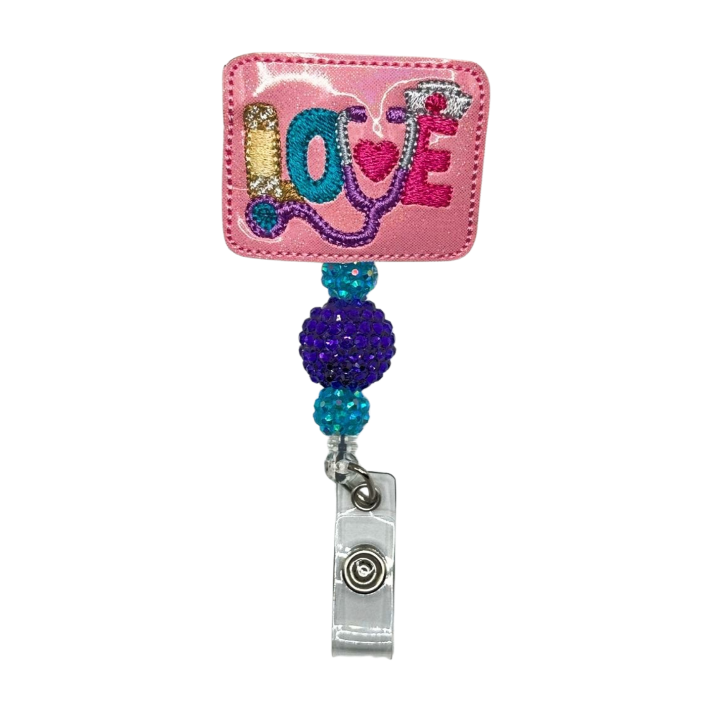 Love Nurse Badge Reel