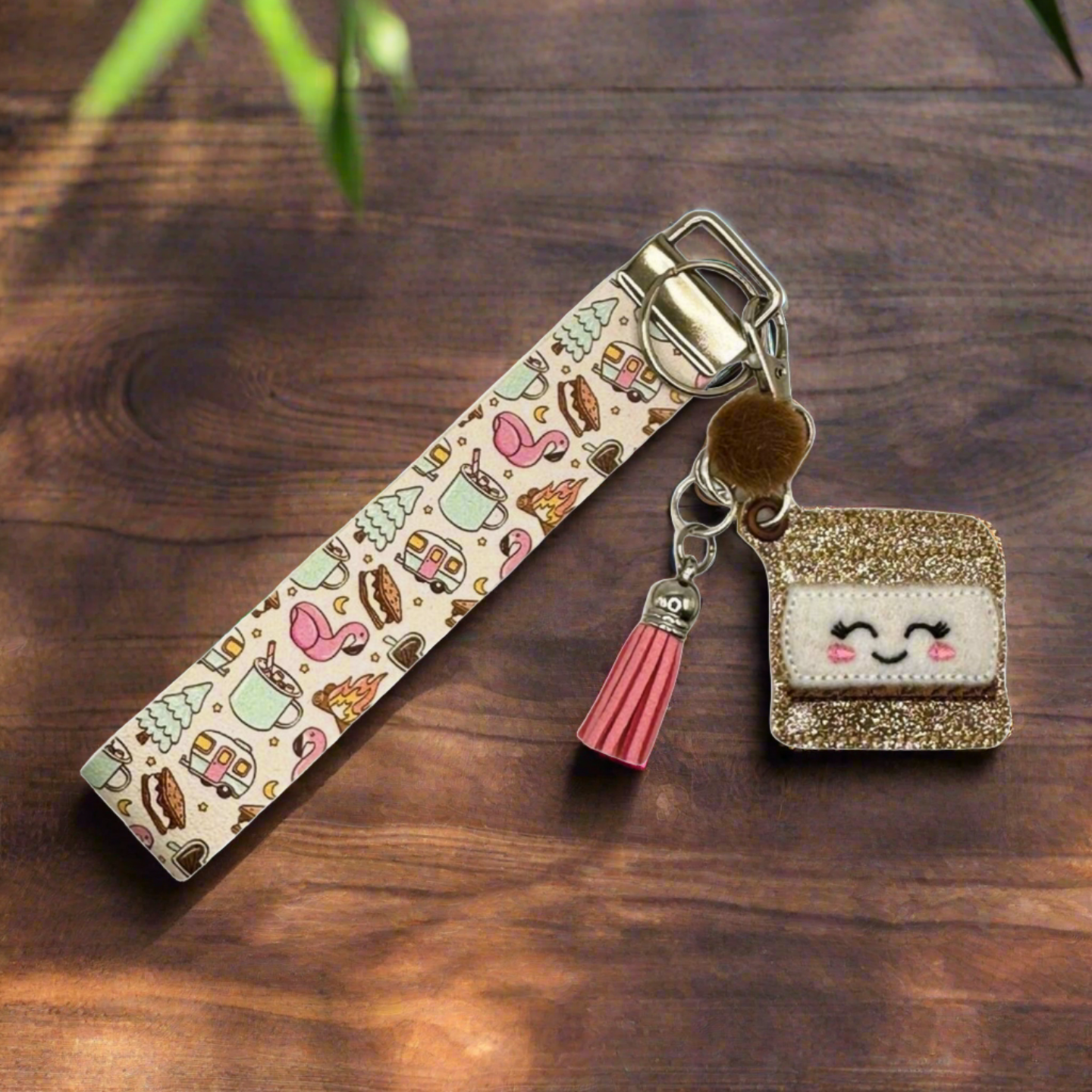 Smores Keychain and Wristlet
