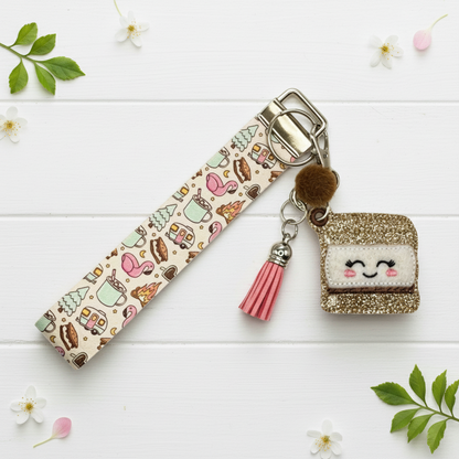 Smores Keychain and Wristlet