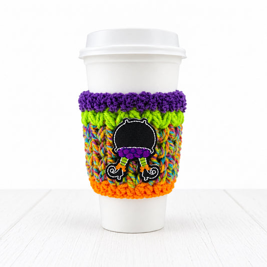 Witch Legs Halloween Coffee Cozy