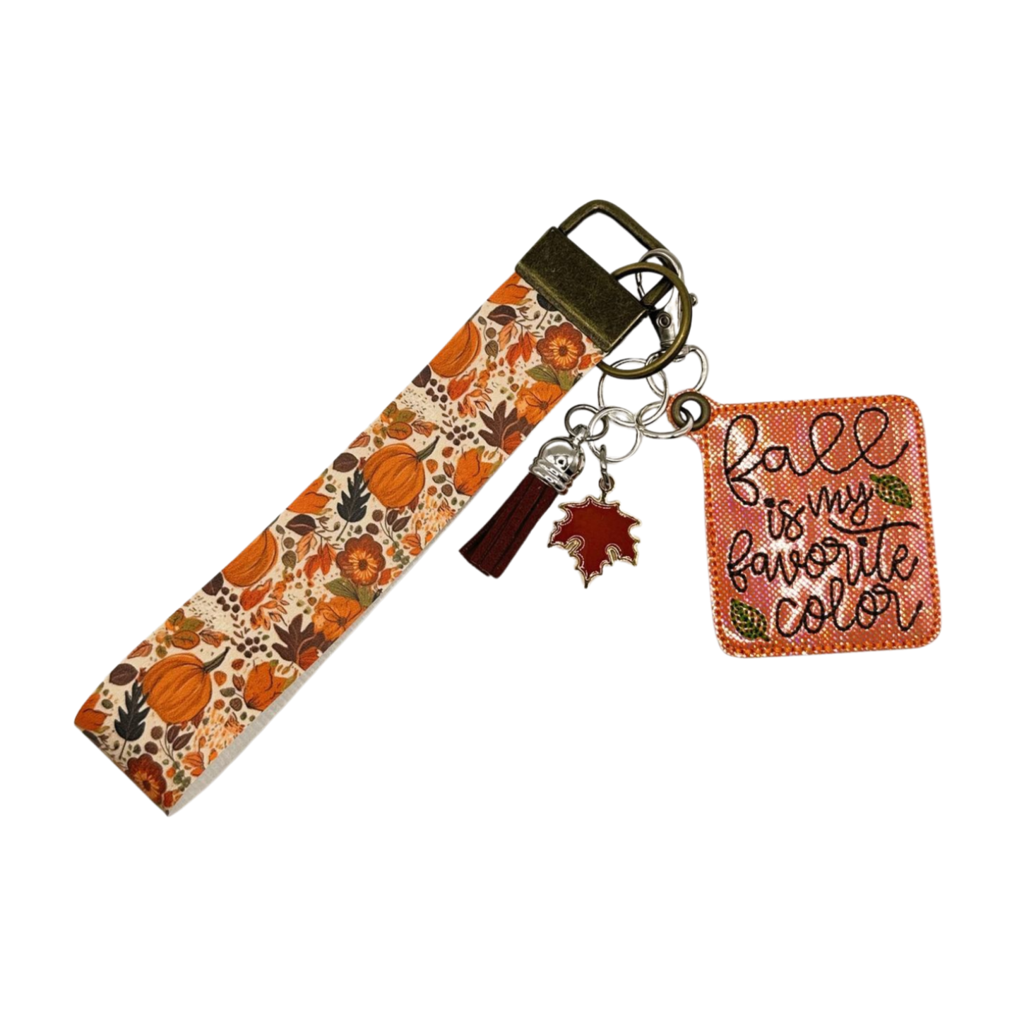 Fall is My Favorite Color Keychain and Wristlet