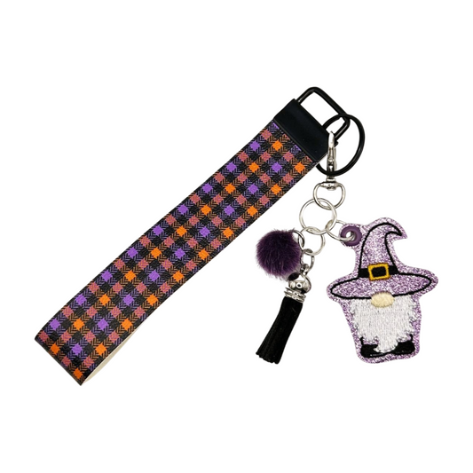 Witch Gnome Keychain and Wristlet