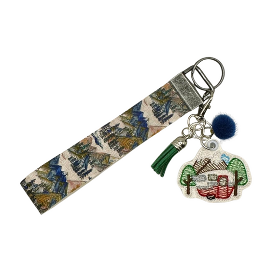 Mountain Camper Keychain and Wristlet