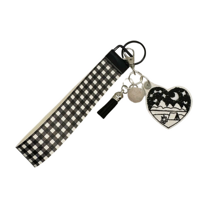 Camp Heart Keychain and Wristlet