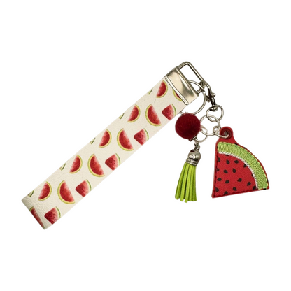 Watermelon Slice Keychain and Wristlet