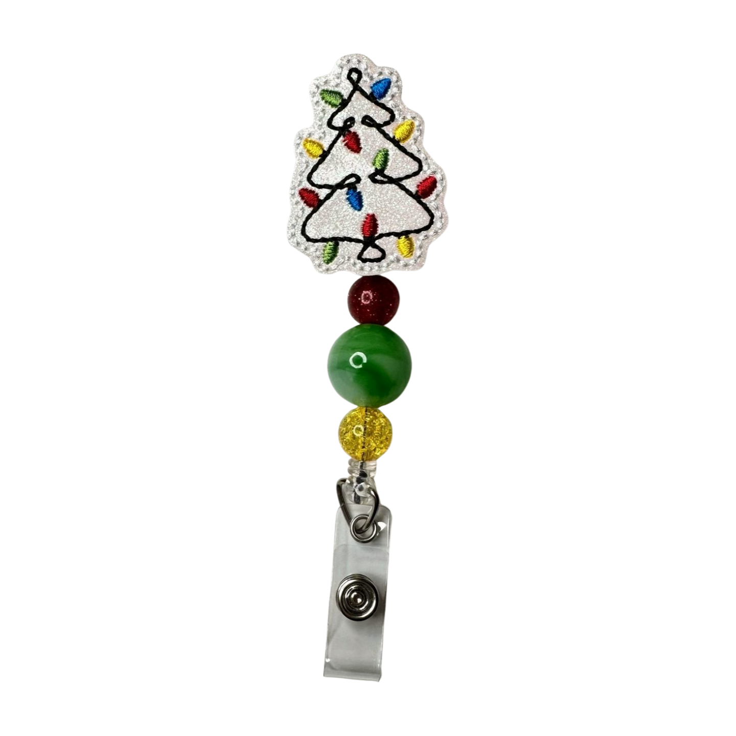 Christmas Light Tree Badge Reel