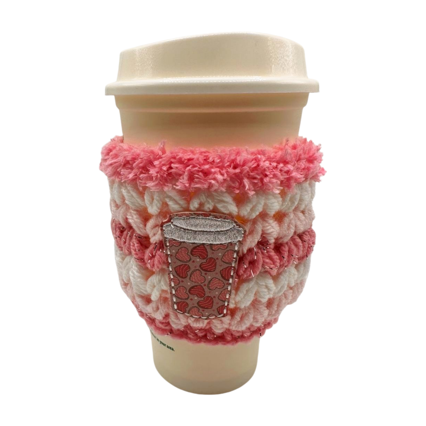 Heart Cup Coffee Cozy Sleeve